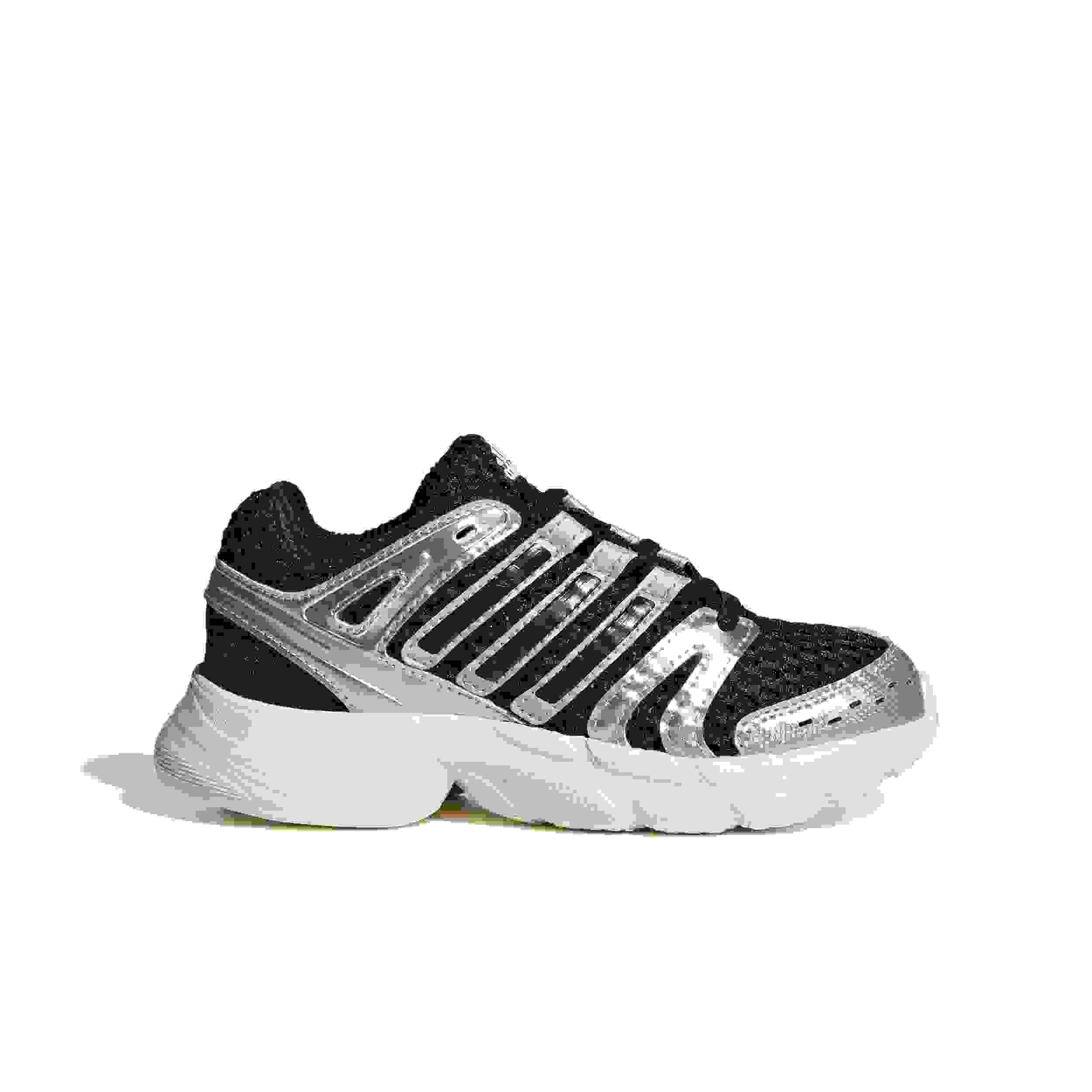 adidas Originals Adistar Control 5 EL Preschool Boys' "Core Black/Silver Metallic/Grey One" Shoe